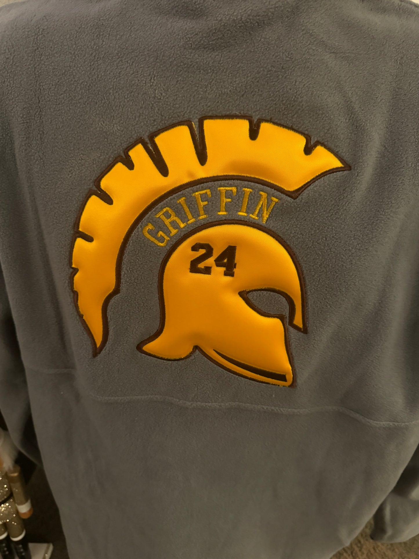 Custom Tackle Twill Spartan Logo Sweatshirt