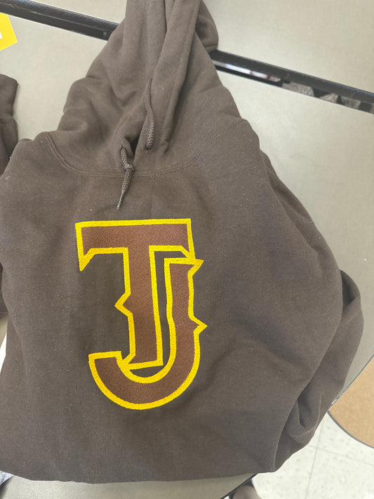Embroidered TJ hoodie
