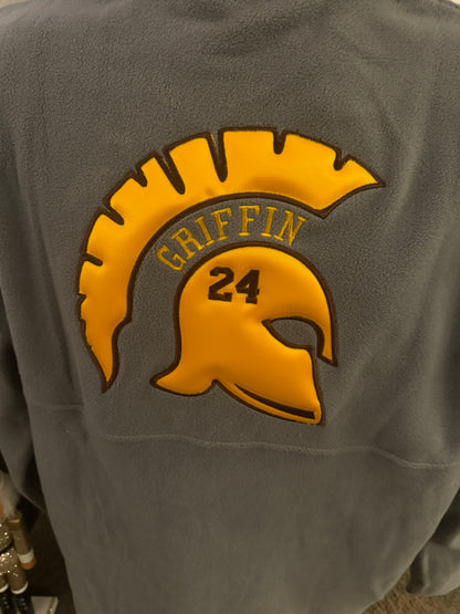 Custom Tackle Twill Spartan Logo Sweatshirt